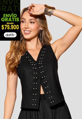 Blusa Mujer Negro Mp 113008 MP