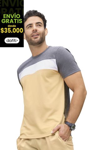 Camiseta Hombre Negro Cross Mp 70042 MP