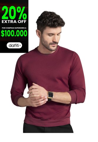 Buzo Hombre Merlot Mp 86579 MP