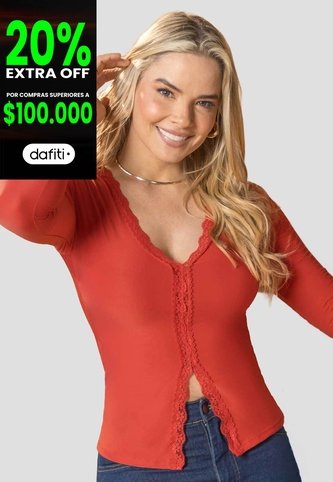 Camibuzo Mujer Rojo Mp 114382 MP