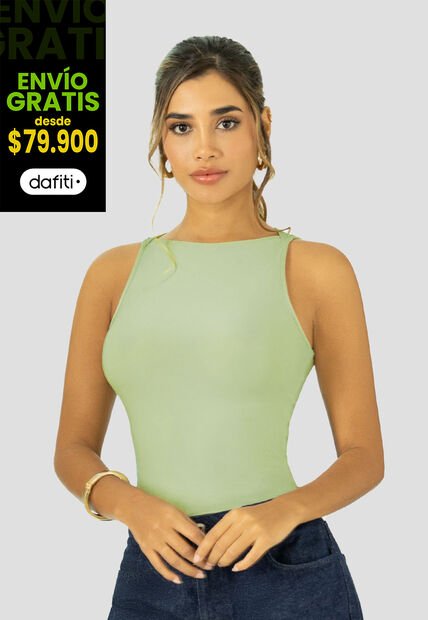 Blusa Mujer Verde Matcha Mp 112595