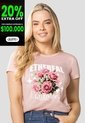 Camiseta Mujer Rosa Polvo Mp 114226 de MP