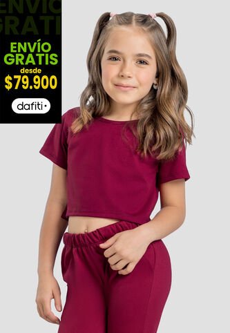 Crop Top Infantil Femenino Cereza Mp 4132 MP