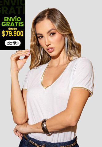 Camiseta Mujer Blanco Mp 112591 MP