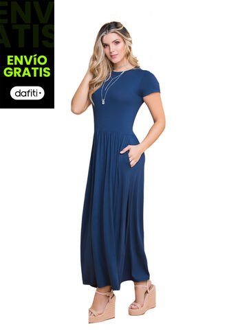 Vestido Para Mujer Azul Navy MP MP