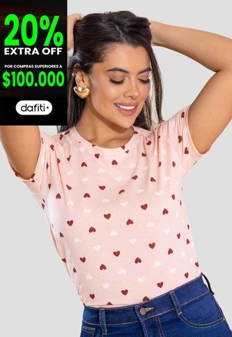 Camiseta Mujer Estampado Mp 105328 MP