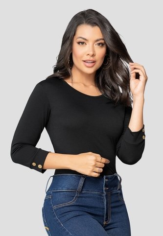 Camibuzo Mujer Negro Mp 2364 MP