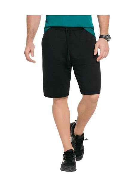 Bermuda Para Hombre Negro MP