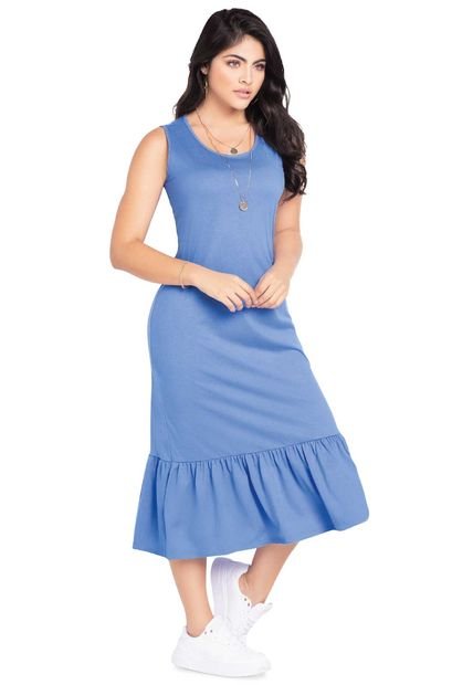 Vestido Largo Mujer Morazul Mp 3766