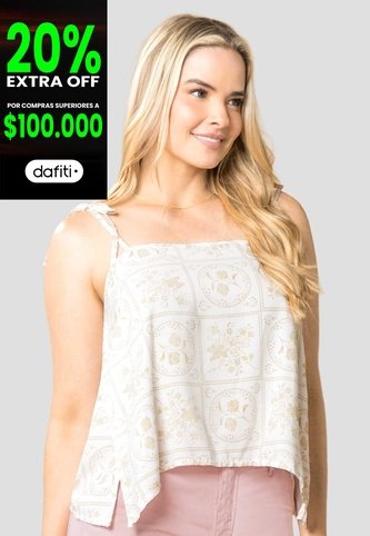 Blusa Mujer Crudo Mp 114421 MP