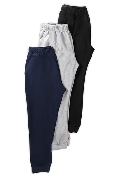 Jogger Infantil Azul Navy Mp 2126