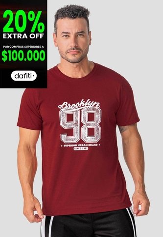 Camiseta Hombre Merlot Mp 114399 MP