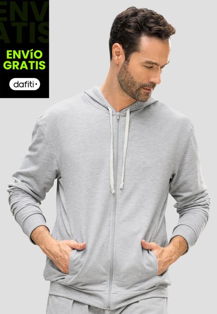 Chompa Hombre Gris Jaspe Mp 110754