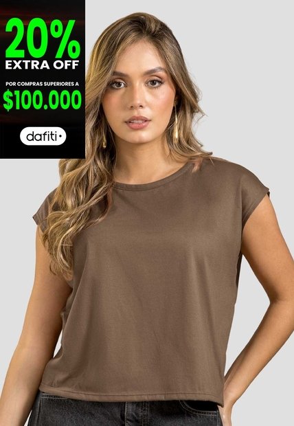 Blusa Mujer Chocolate Mp 114390