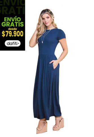 Vestido Para Mujer Azul Navy MP MP