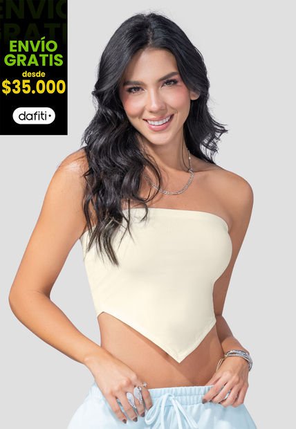 Blusa Mujer Crema Mp 110272