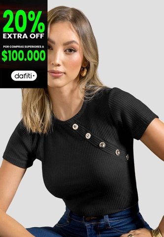 Blusa Mujer Negro Mp 112246 MP