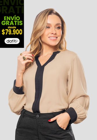 Blusa Mujer Bicolor Mp 112663 MP