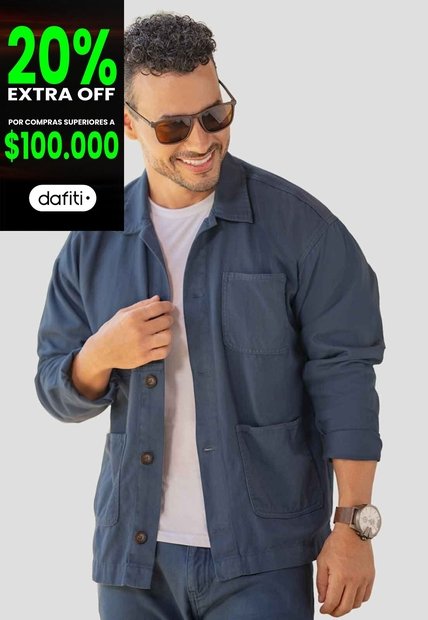 Chaqueta Hombre Azul Profundo Mp 114689
