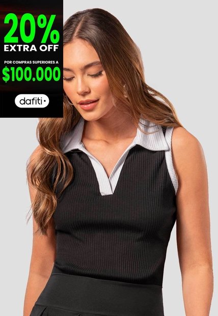 Blusa Mujer Negro Mp 114471