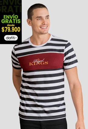 Camiseta Hombre Estampado Mp 112805