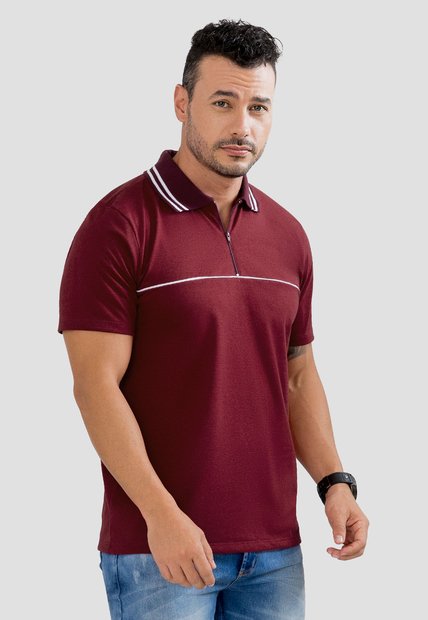 Polo Hombre Vinotinto Mp 104124