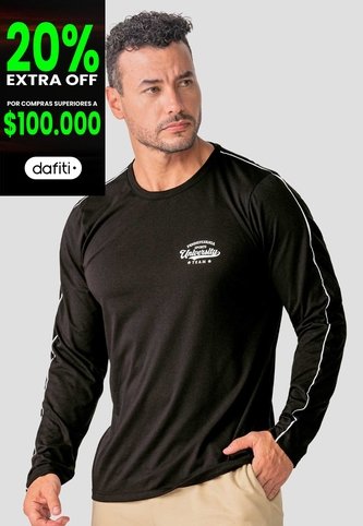 Camibuzo Hombre Negro Mp 114574 MP