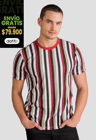 Camiseta Hombre Estampado Mp 112801 MP