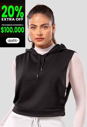 Chaleco Mujer Negro Mp 114664 MP