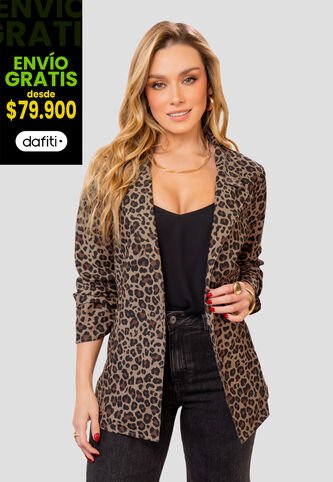 Blazer Mujer Estampado Mp 112655 MP