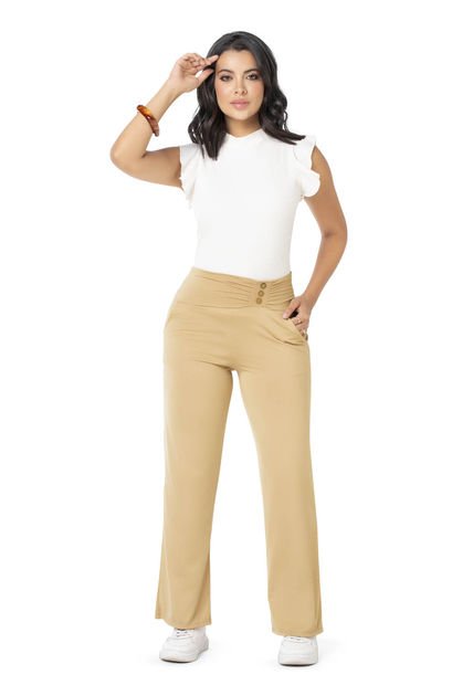 Pantalón Mujer Caramelo Mp 86925