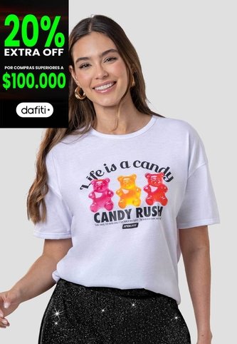 Camiseta Mujer Blanco-Ositos Mp 114479 MP