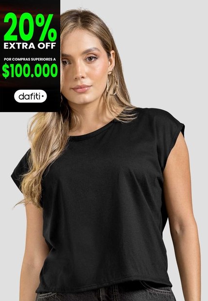 Blusa Mujer Negro Mp 114390