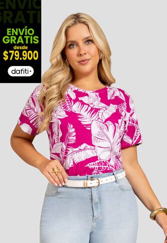 Camiseta Mujer Estampado Mp 112255 MP