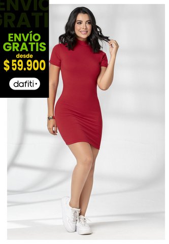 Vestido Corto Mujer Rojo Mp 5947 MP