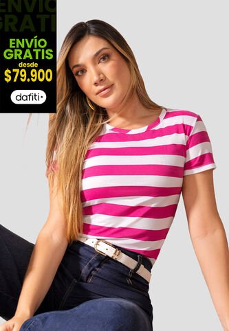 Camiseta Mujer Estampado Mp 112330 MP