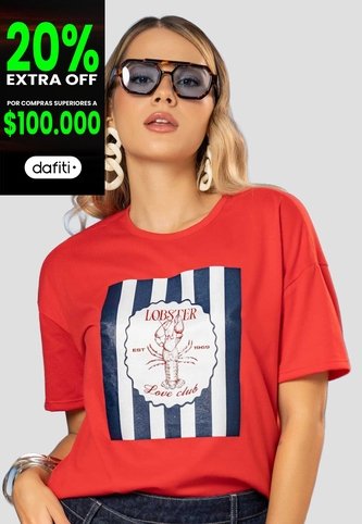 Camiseta Mujer Rojo Mp 114645 MP