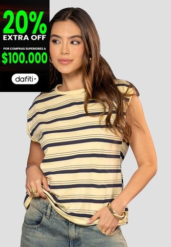 Camiseta Mujer Estampado Mp 114476 MP