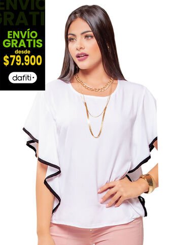 Blusa Adulto Para Mujer MP -Blanco MP