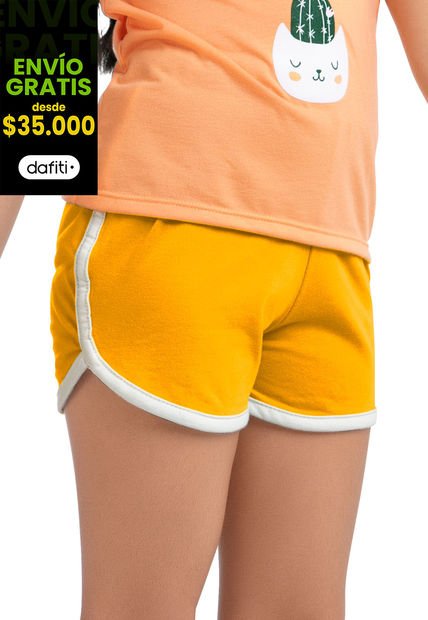 Short Infantil Amarillo Mp 96550