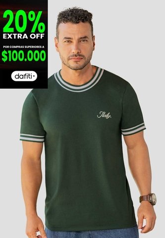 Camiseta Hombre Verde Pino Mp 114571 MP