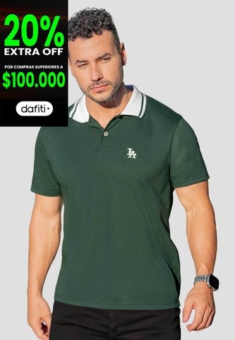 Polo Hombre Verde Pino Mp 114572 MP