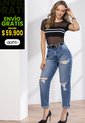 Jean Mujer Azul Medio Mp 02765 de MP