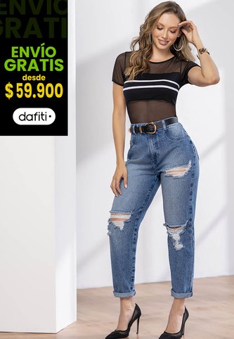 Jean Mujer Azul Medio Mp 02765 MP