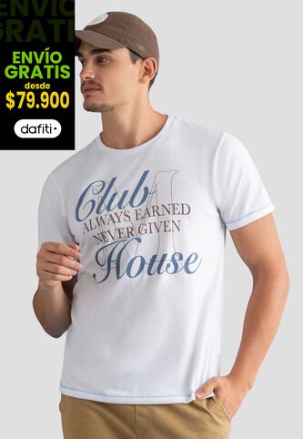 Camiseta Hombre Blanco Mp 112554 MP