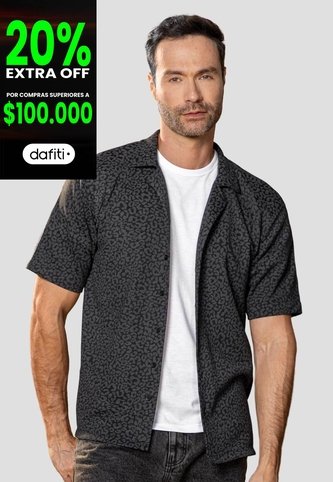 Camisa Hombre Estampado Mp 114120 MP