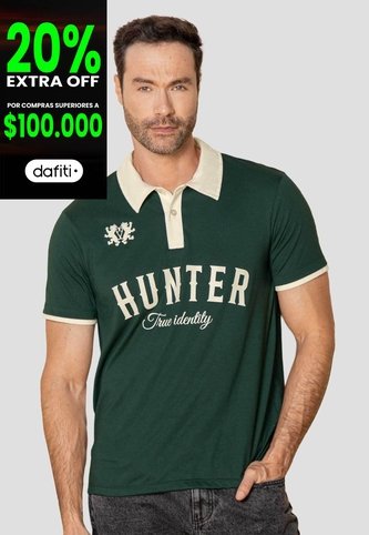 Polo Hombre Verde Pino Mp 114117 MP