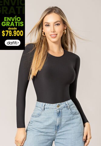 Camibuzo Mujer Negro Mp 112336 MP