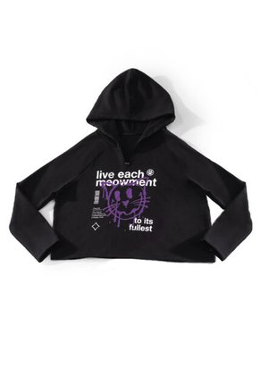 Buzo Infantil Femenino Negro Mp 7058