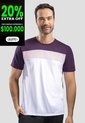 Camiseta Hombre Vino-Rosa-Blanco Mp 70042 de MP